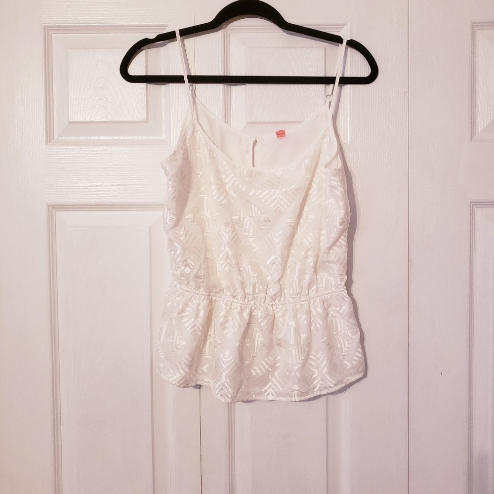 Tribal peplum tank